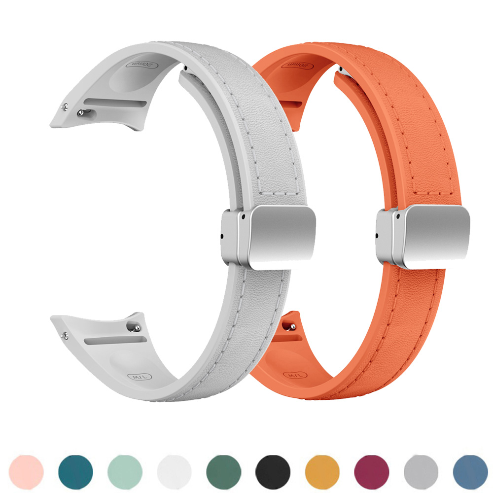 Smartwatch Slim Watches For Men - Correas de cuero genuino + silicona