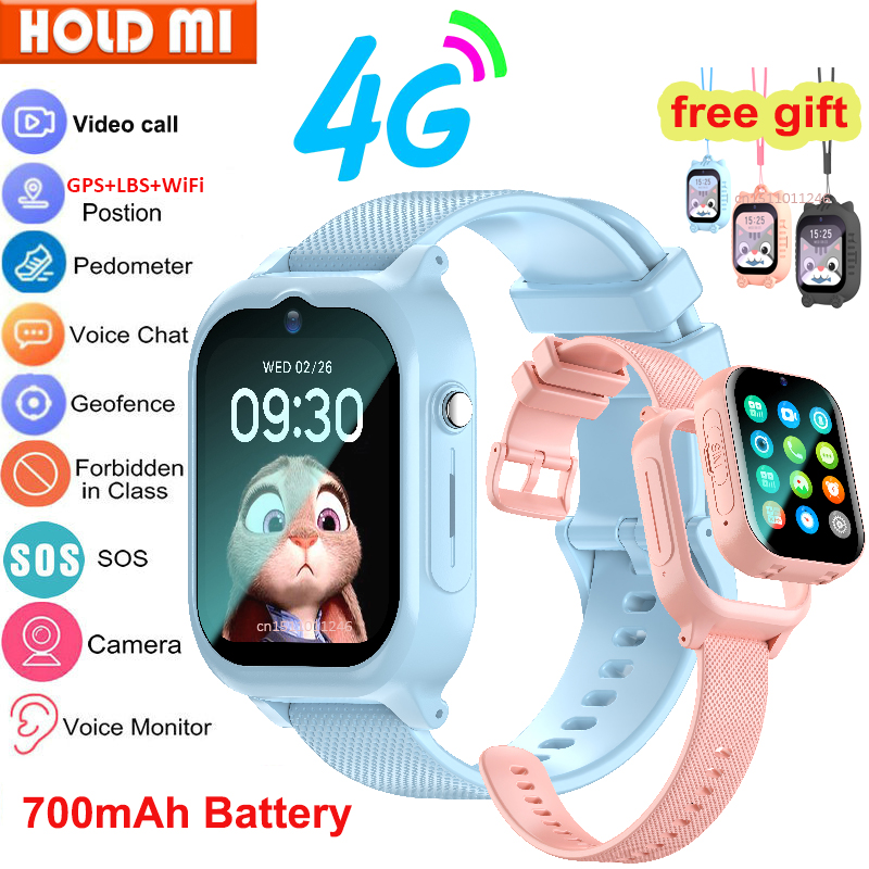 Smartwatch Digital Watches For Kids - Reloj inteligente para niños 4G GPS