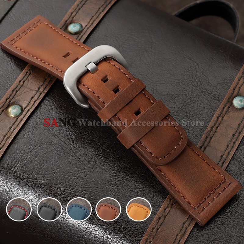 Smartwatch Vintage Watches For Men - Correa de reloj de cuero vintage