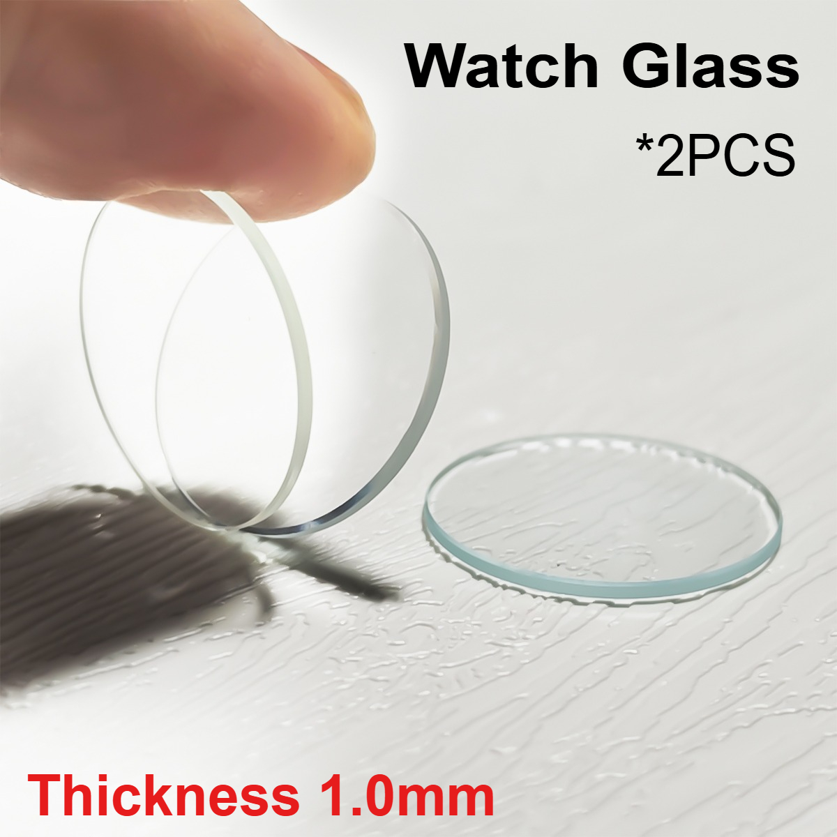 Smart Watch Screen Protector - 2 Piezas de Cristal Plano Redondo