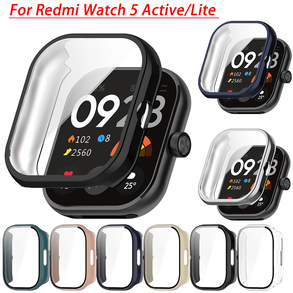 Watch Redmi - Vidrio templado + funda de PC