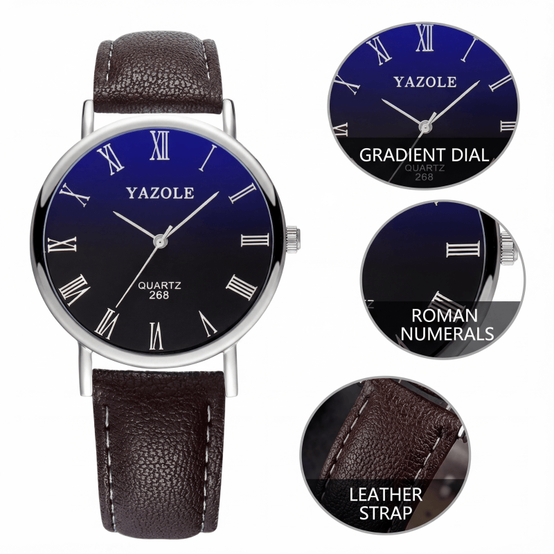 Smartwatch Slim Watches For Men - Reloj YAZOLE para Hombre, Relojes de