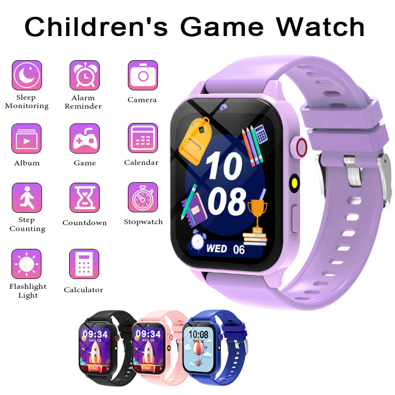Smartwatch Watches For Boys - Reloj inteligente para juegos infantiles, pantalla