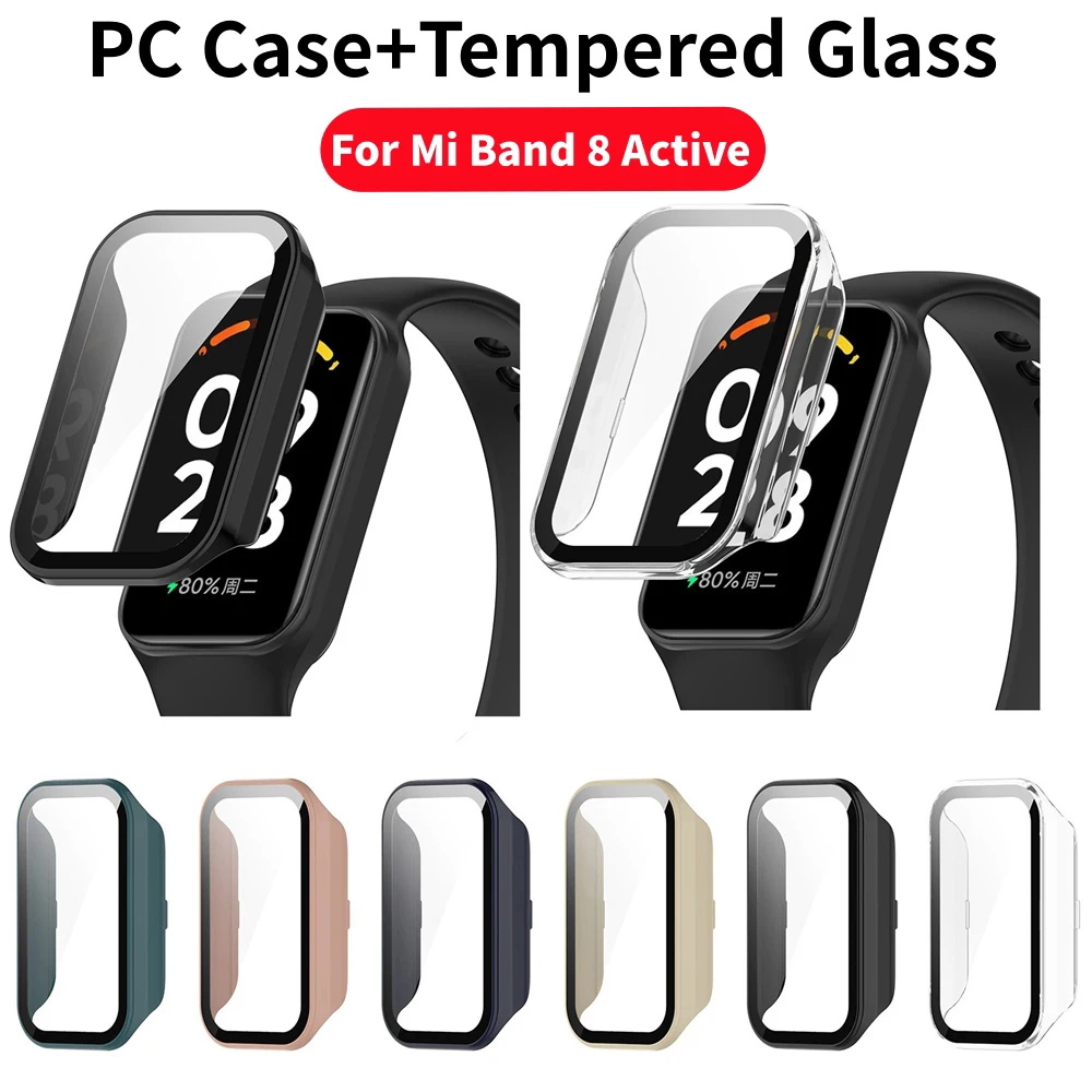 Watch Redmi - Funda de PC + vidrio templado