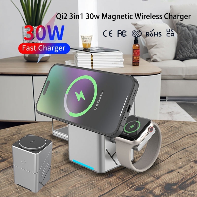 Watches Smartwatch Samsung - Cargador Inalámbrico Magnético Giratorio Táctil Multifunción