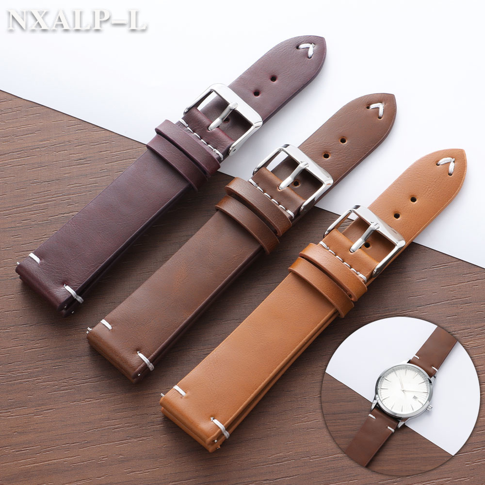 Smartwatch Vintage Watches For Men - Pulsera de costura 18mm 20mm 22mm