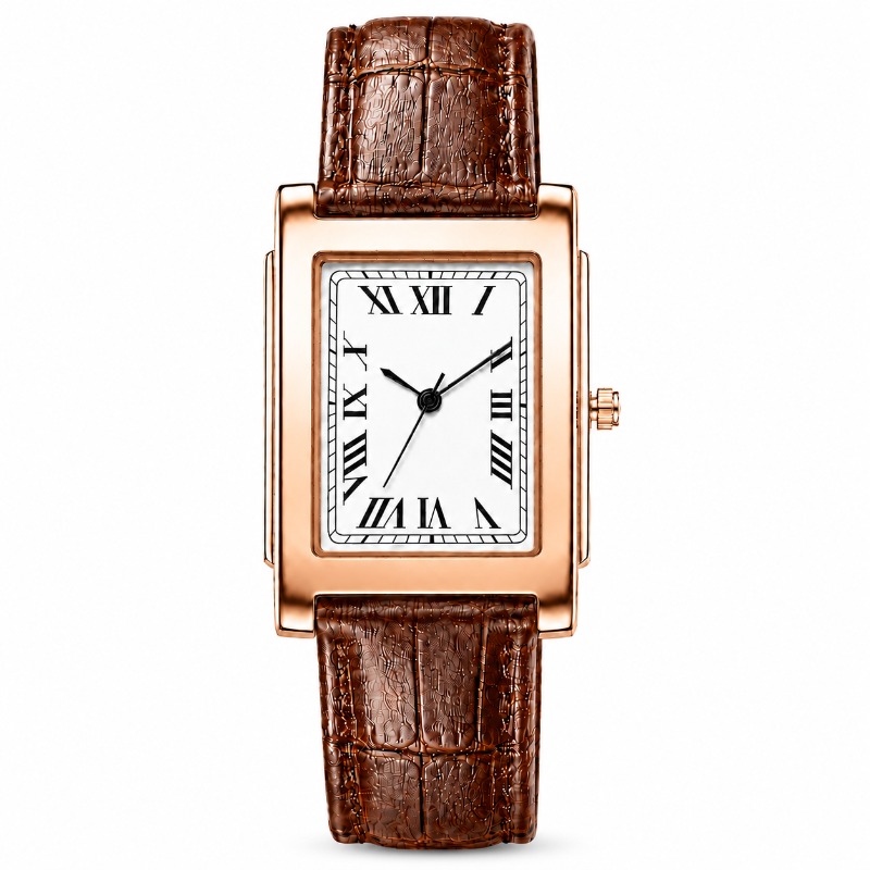 Relojes minimalistas rectangul - Smartwatch Vintage Watches For Men reseña y precio