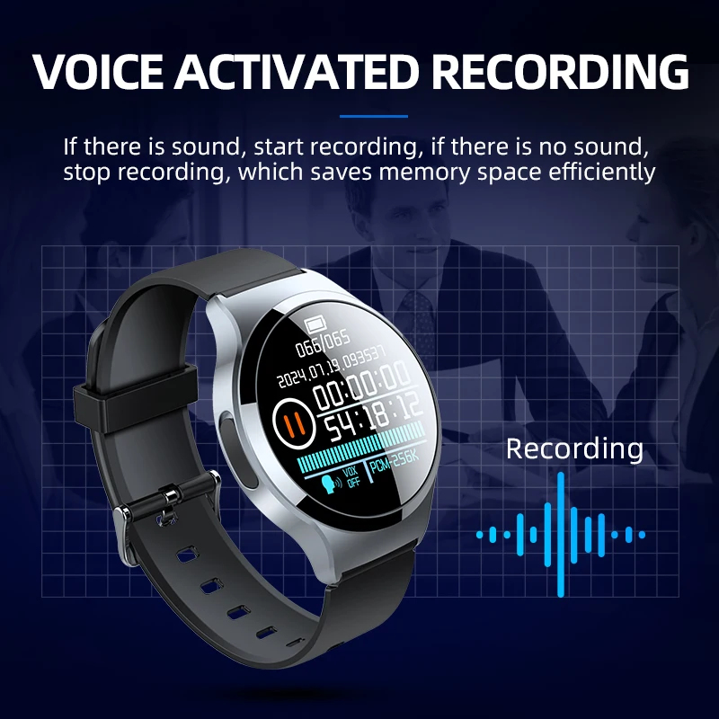 Reloj Grabador de Voz S8 con u - Smartwatch Noise Watches reseña y precio