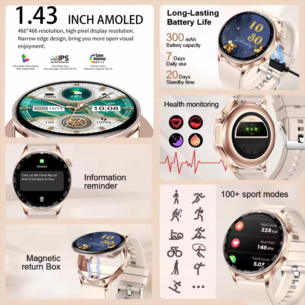 Reloj Inteligente DAORKOW T98  - Smartwatch Noise Watches reseña y precio