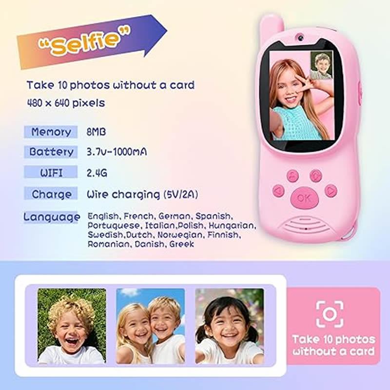 Walkie Talkies Lindos, Paquete - Smartwatch Digital Watches For Kids reseña y precio