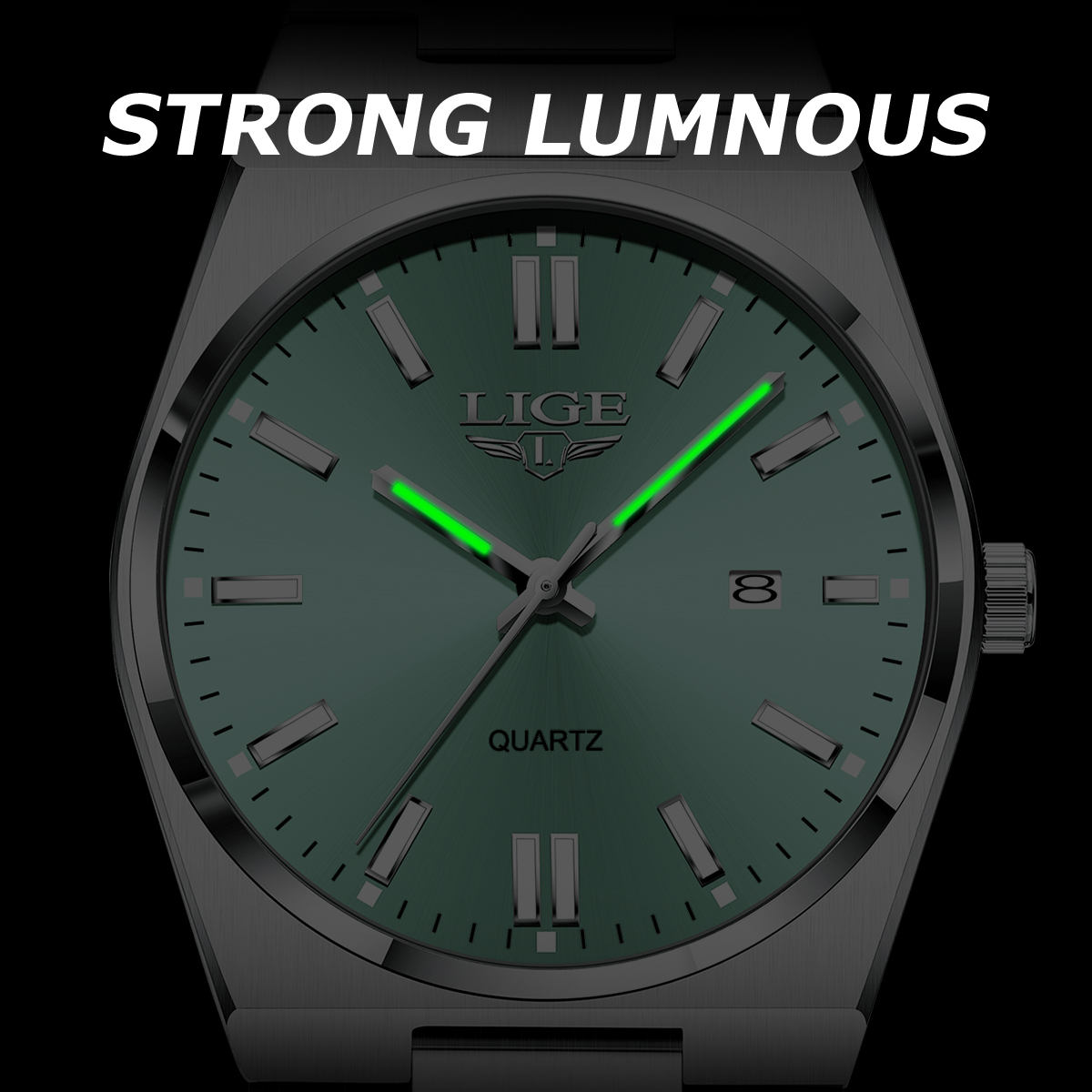 Reloj de Pulsera LIGE de Lujo  - Smartwatch Vintage Watches For Men reseña y precio