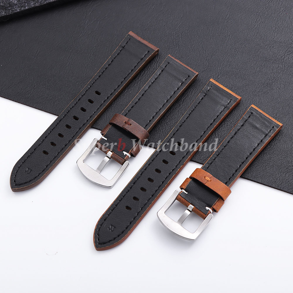 Correa de reloj de cuero PU ma - Smartwatch Vintage Watches For Men reseña y precio