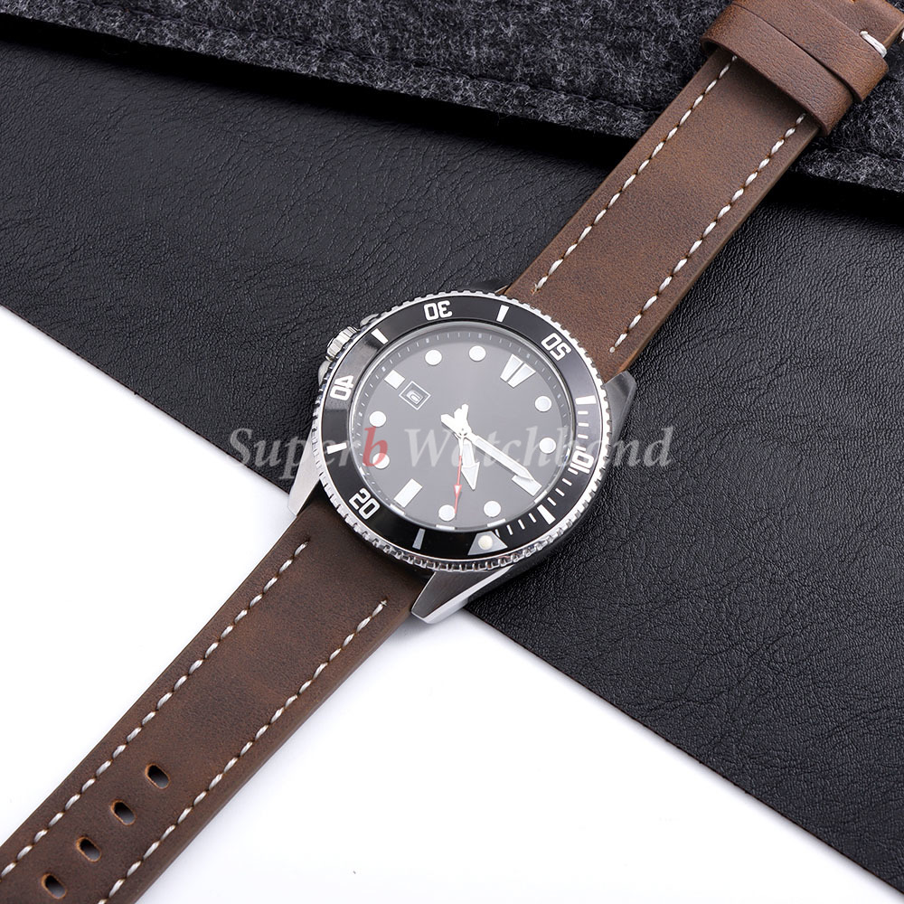Correa de reloj de cuero PU ma - Smartwatch Vintage Watches For Men reseña y precio