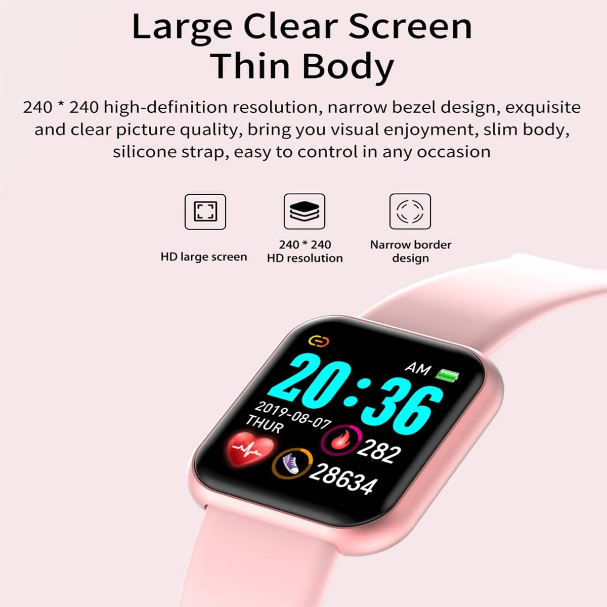 Reloj inteligente Y68 D20 para - Smartwatch Digital Watches For Kids reseña y precio