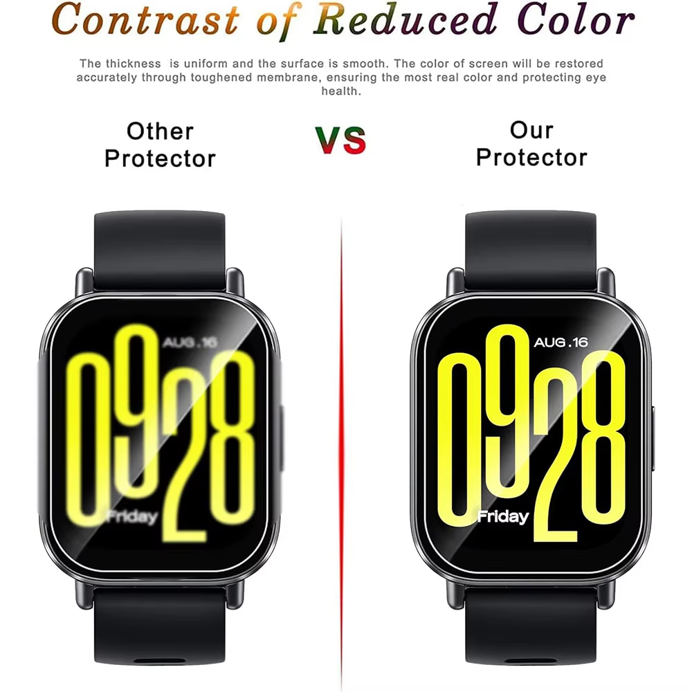 1-5 uds vidrio templado para X - Watch Redmi reseña y precio
