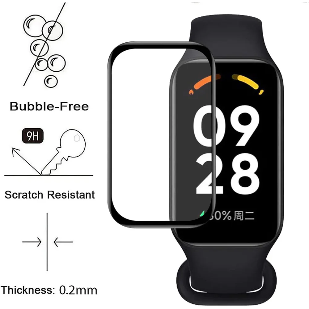 Película compuesta 3D para rel - Smart Watch Screen Protector reseña y precio