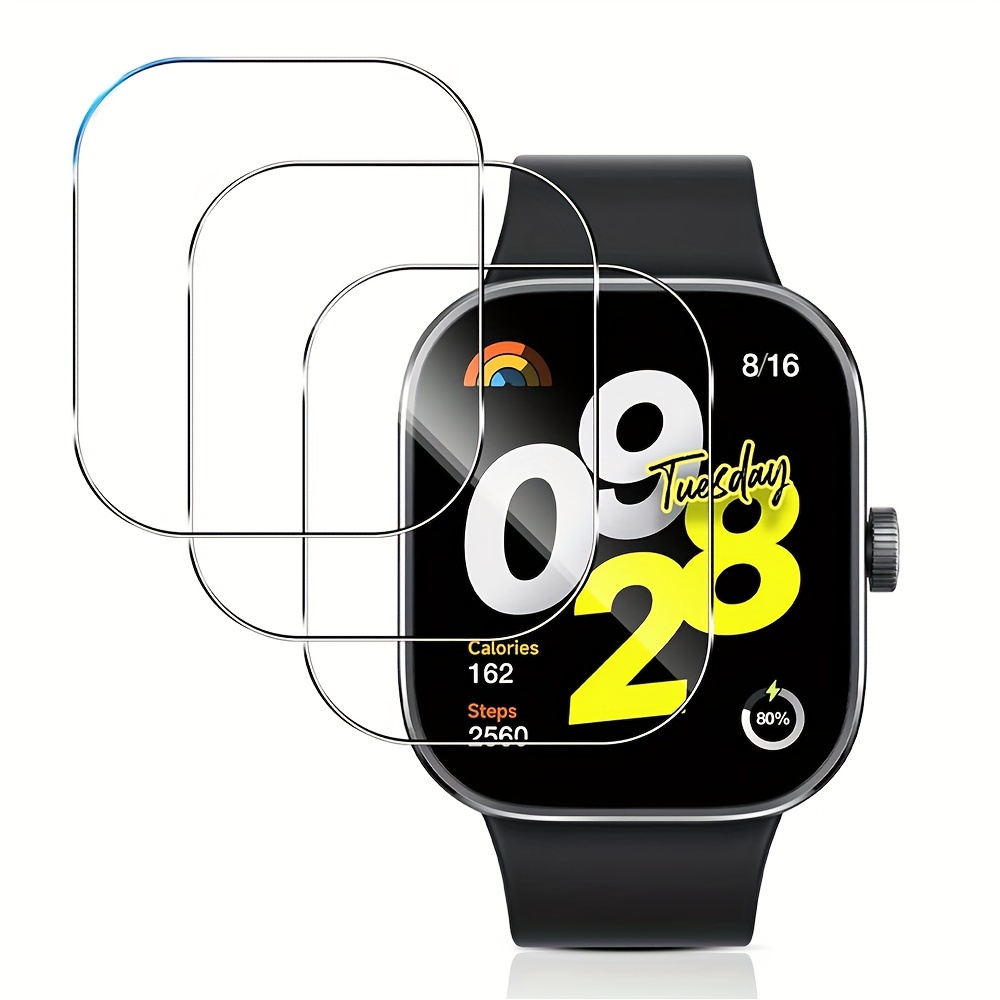 3-5 piezas de vidrio templado  - Smart Watch Screen Protector reseña y precio