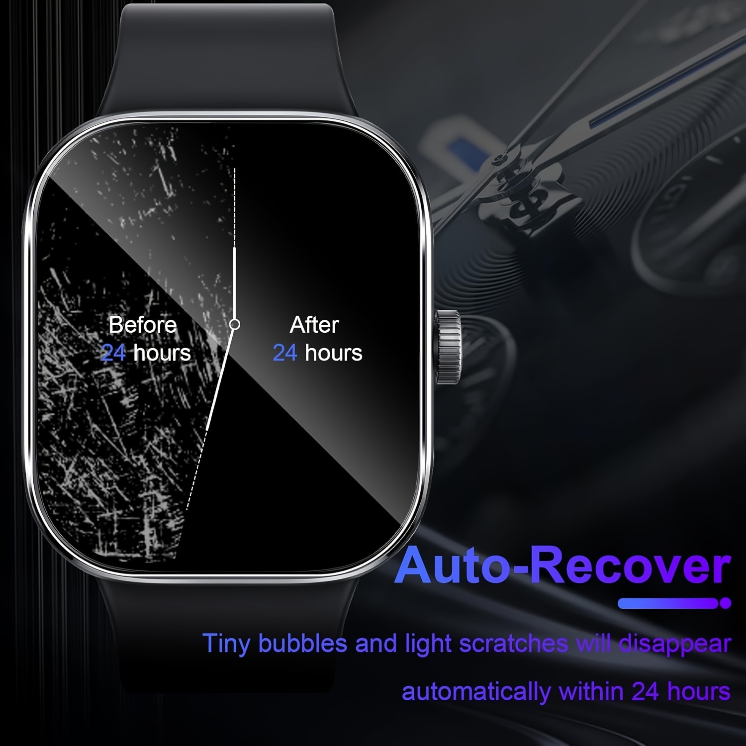 3-5 piezas de vidrio templado  - Smart Watch Screen Protector reseña y precio