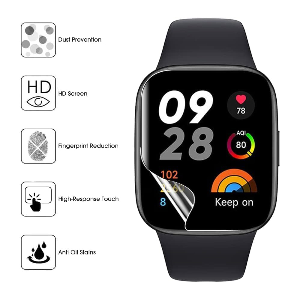 Película protectora de hidroge - Smart Watch Screen Protector reseña y precio