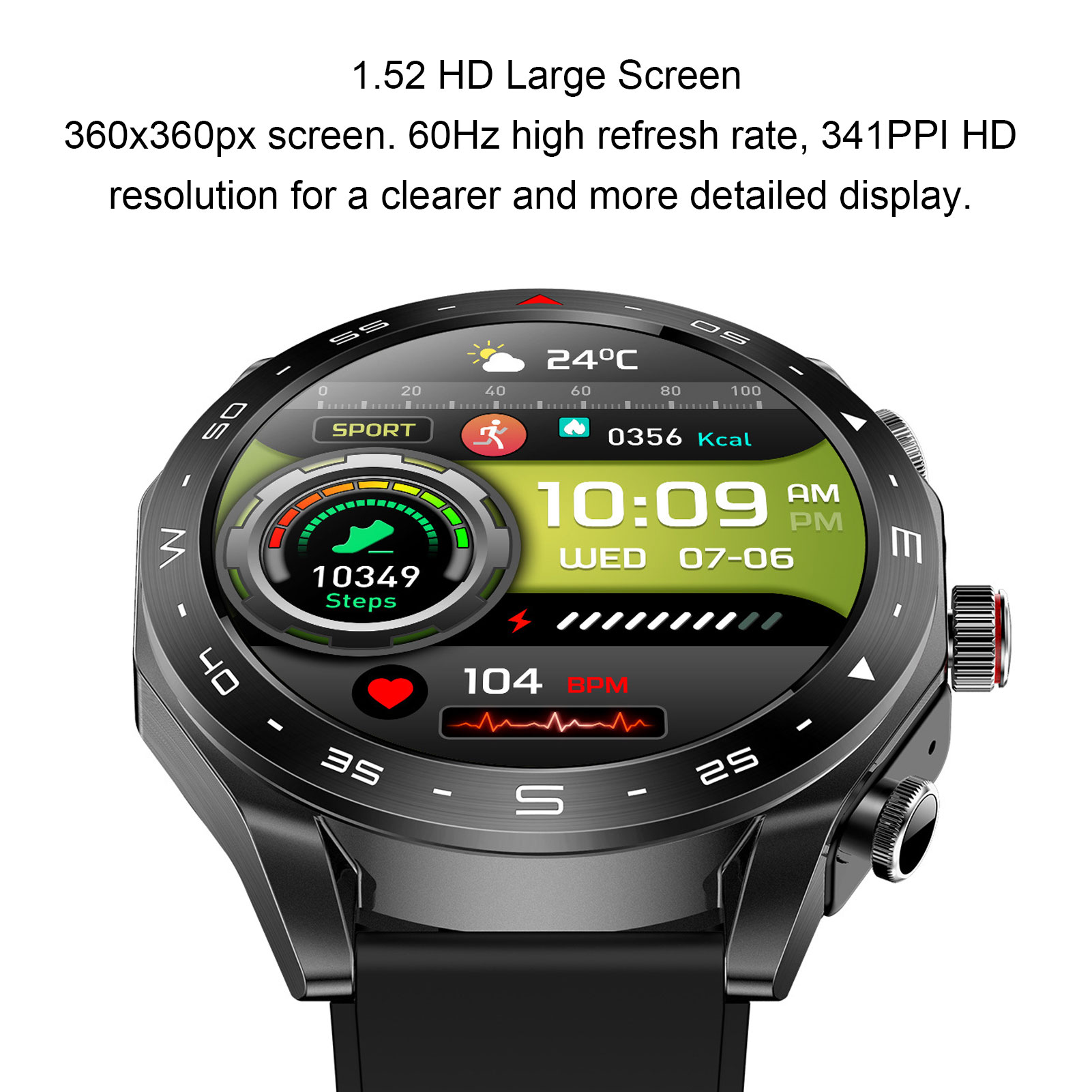 Reloj inteligente 2 en 1, temp - Smartwatch Noise Watches reseña y precio
