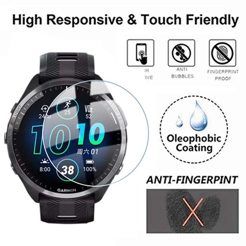 Película de vidrio templado pa - Smart Watch Screen Protector reseña y precio