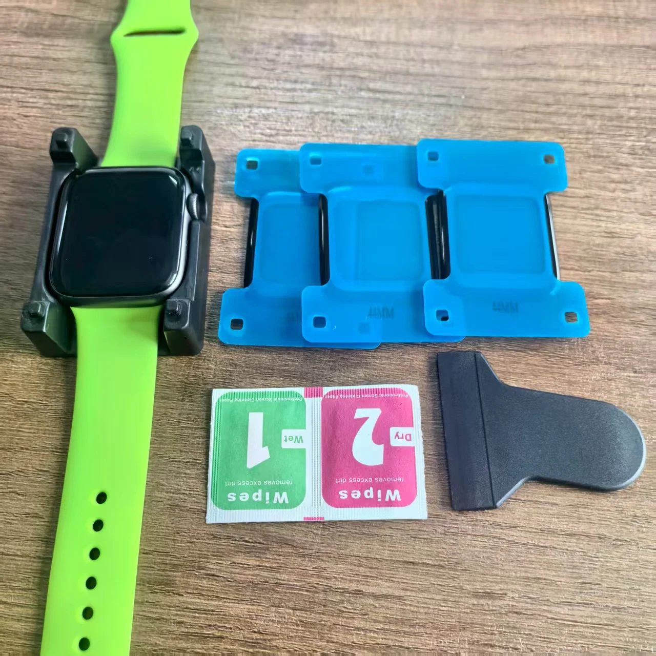 1-5 uds vidrio para Apple Watc - Smart Watch Screen Protector reseña y precio