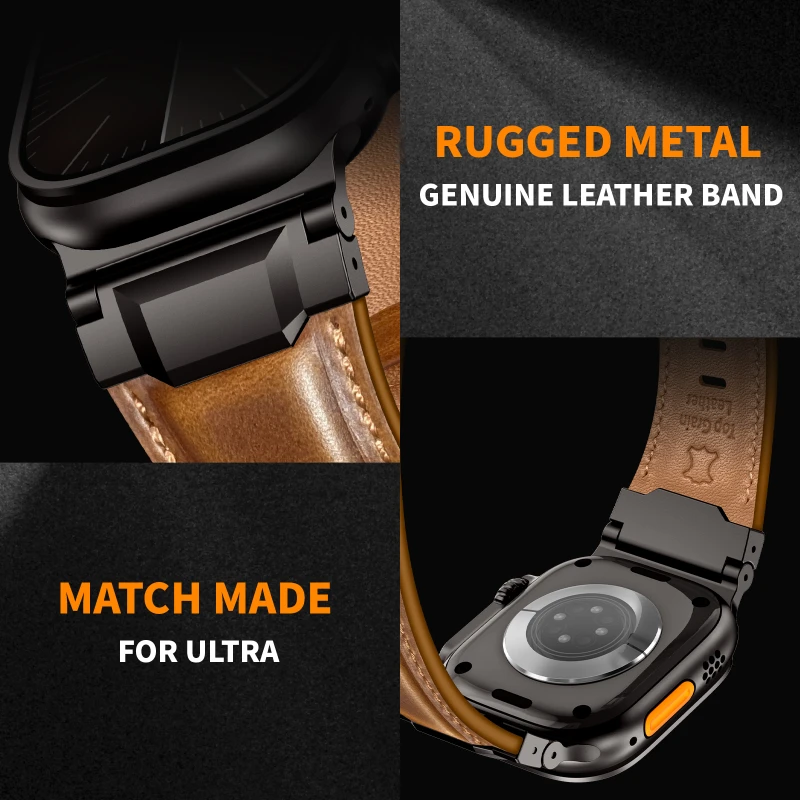 Correa de cuero genuino para A - Smartwatch Slim Watches For Men reseña y precio