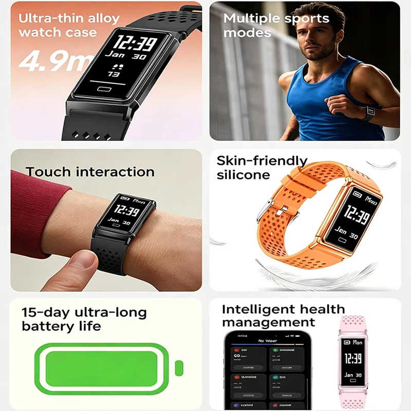 LIGE Nuevo Reloj Inteligente U - Smartwatch Slim Watches For Men reseña y precio