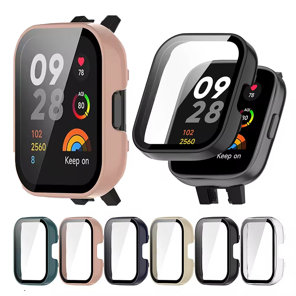 Vidrio templado y funda protec - Watch Redmi reseña y precio