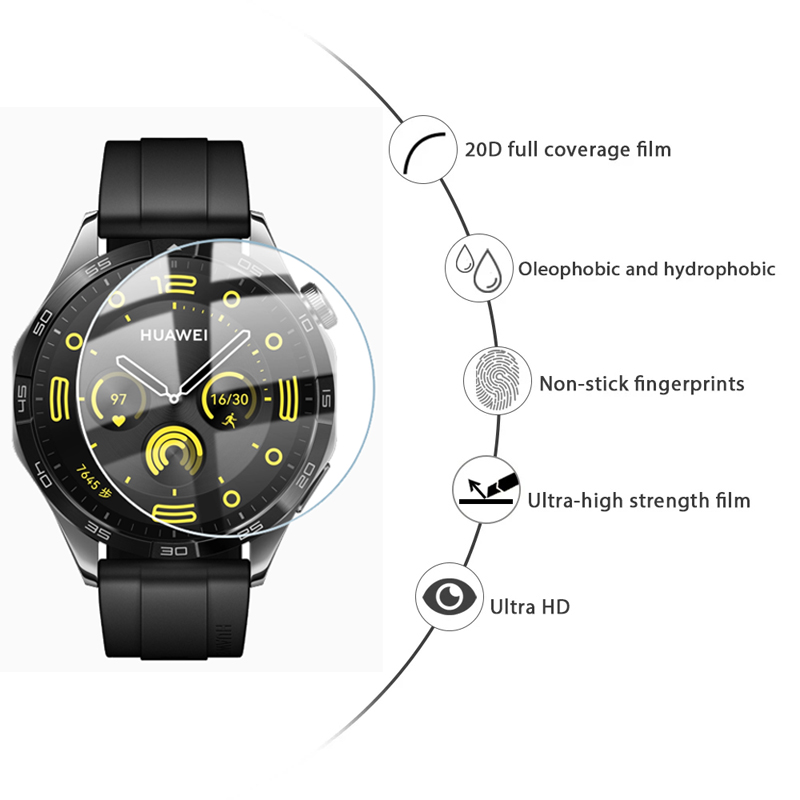 Película de vidrio templado HD - Smart Watch Screen Protector reseña y precio