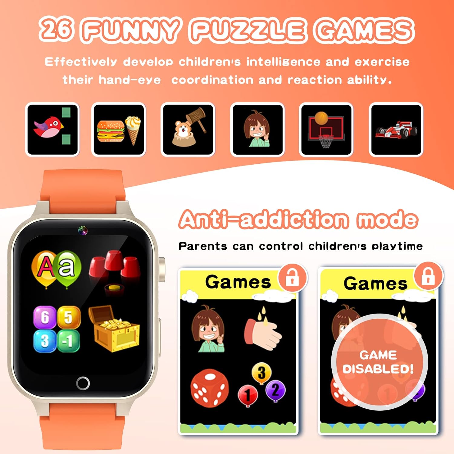 Juegos para niños Reloj inteli - Smartwatch Digital Watches For Kids reseña y precio