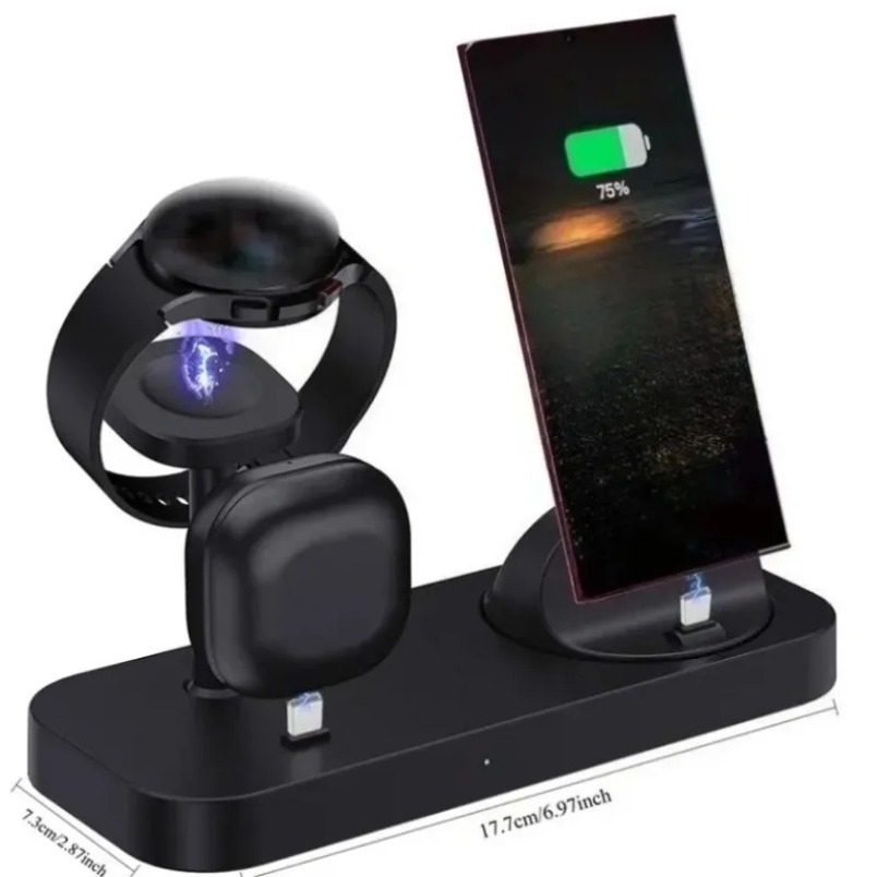 Cargador Inalámbrico 3 en 1 co - Watches Smartwatch Samsung reseña y precio