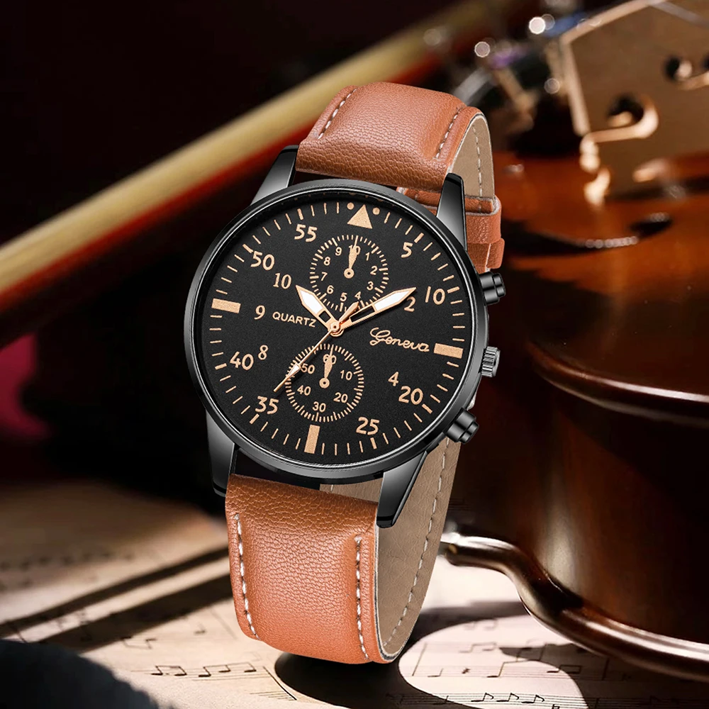 AAA3Pcs Geneva - Juego de 3 re - Smartwatch Vintage Watches For Men reseña y precio