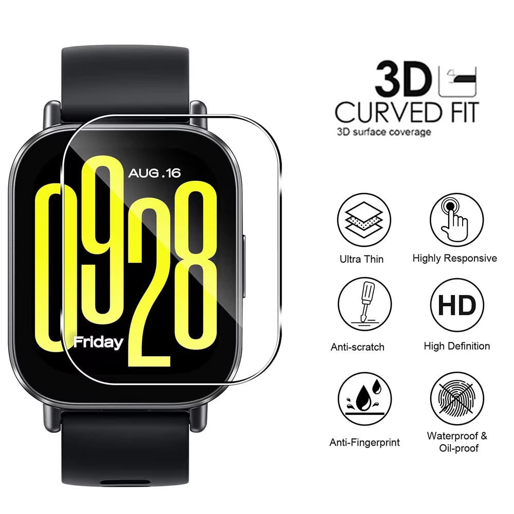 1-5 uds vidrio templado para X - Watch Redmi reseña y precio